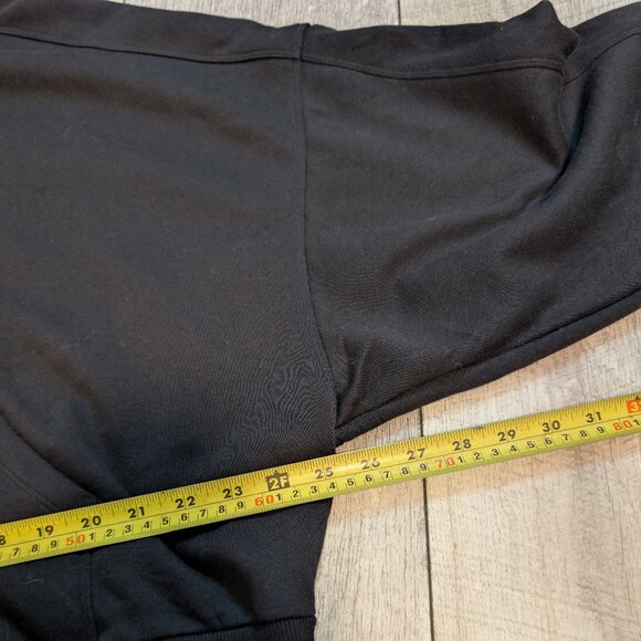 Black Cropped Zip Hoodie Oversized Dolman Sleeve Athleisure XL NWOT JoyLab - Picture 14 of 14